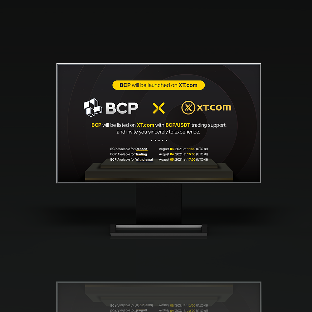 배너디자인 BCP 암호화폐 상장 안내 이벤트배너 제작