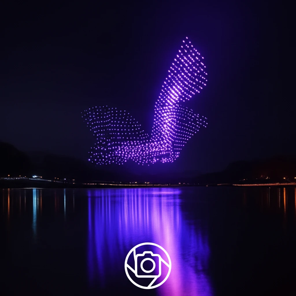 뚝섬 드론 쇼 최고 명당! 청담대교 ..