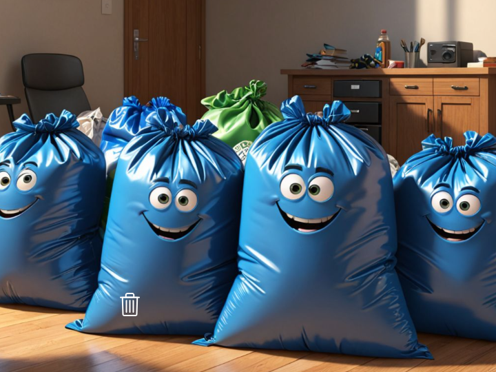 불연성쓰레기봉투-버린-모습