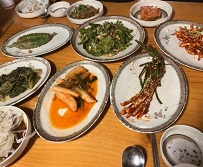 쪽파김치-무김치-반찬들