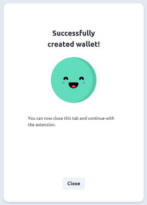 나미-Nami-wallet-지갑 생성