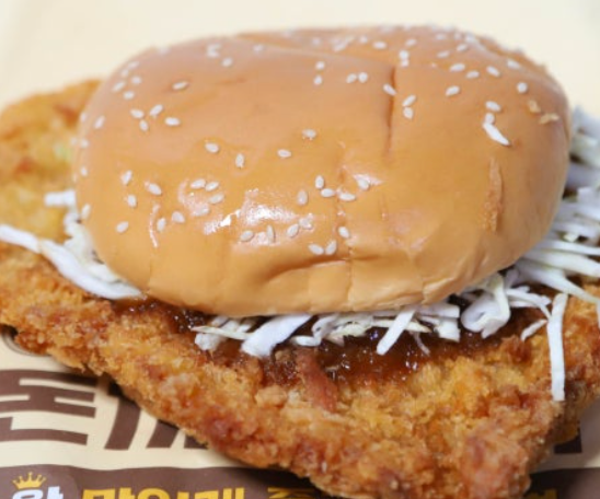 롯데리아왕돈까스버거