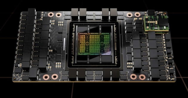 엔비디아 H100 Tensor 코어 GPU