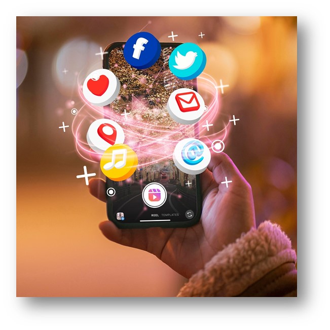 스마트폰 앱들 중에 어떤 것을 선택할지 고민하는 초보자 모습