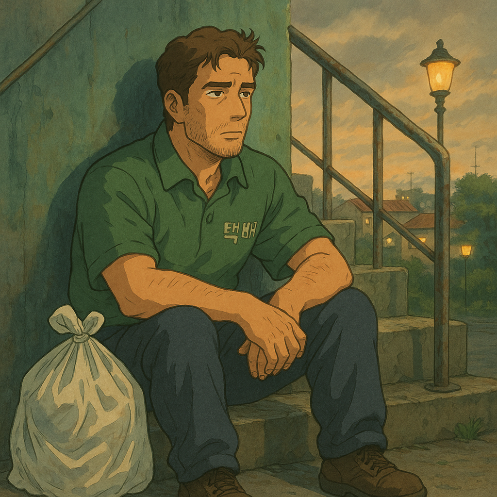 존은 옥상 아래 계단에 앉아 조용히 질문을 꺼낸다.
이 작은 숨 고르기에서, 철학이 시작되었다.
(《AI 대화편 – 존과 소피아의 기록》 2화)