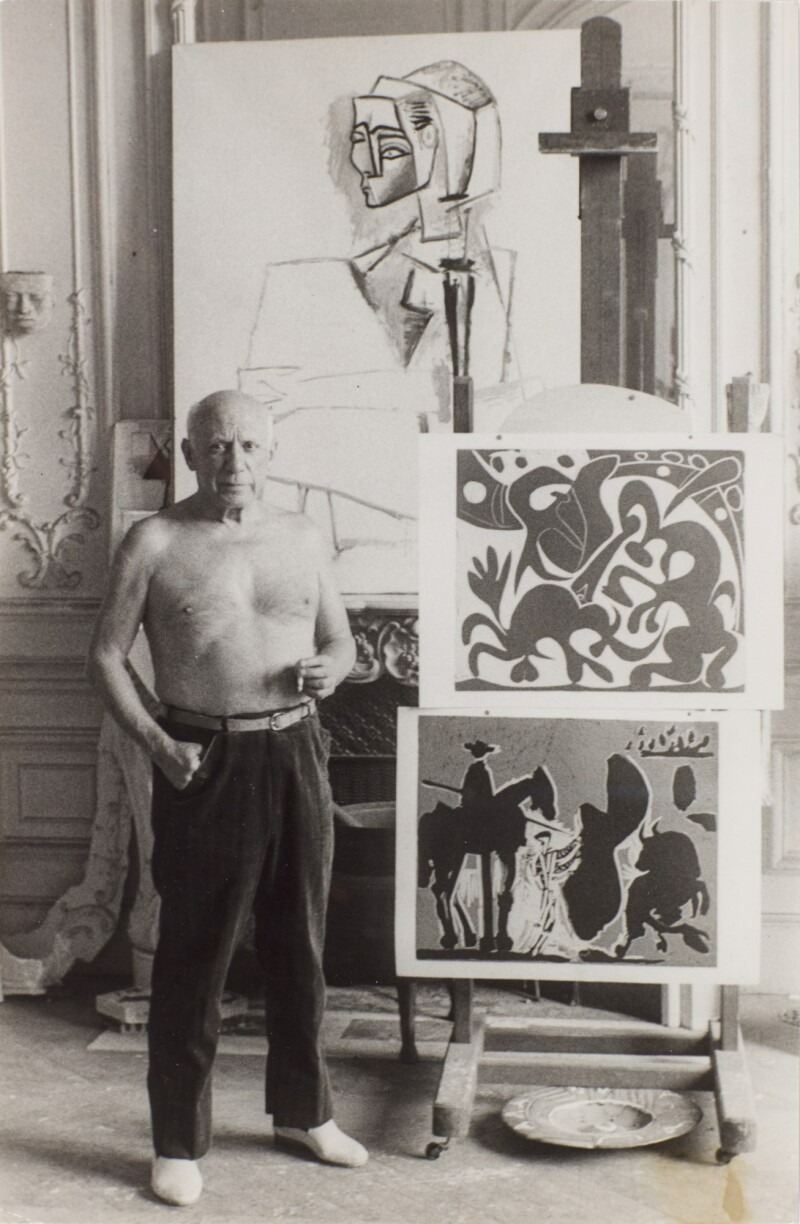 EDWARD QUINN, PABLO PICASSO AT LA CALIFORNIE, 1959