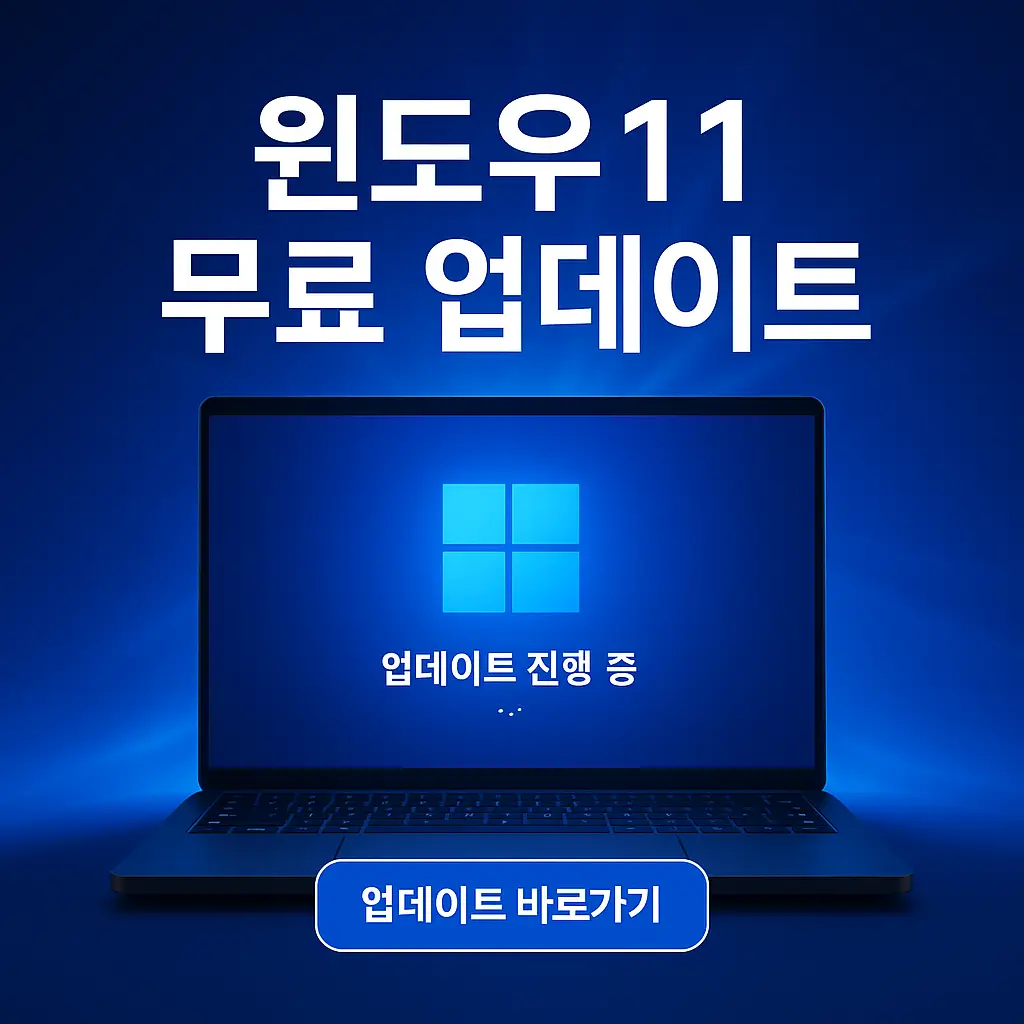 윈도우11 무료 업데이트 방법 (무료 업그레이드)
