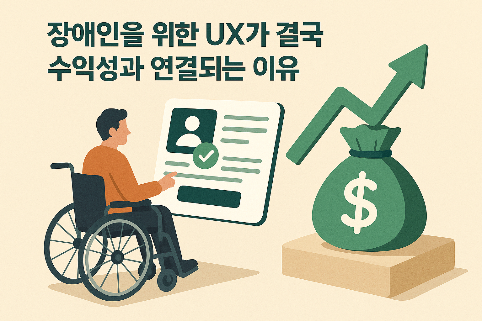 장애인을 위한 UX가 결국 수익성과 연결되는 이유