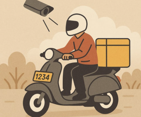 오토바이 앞번호판