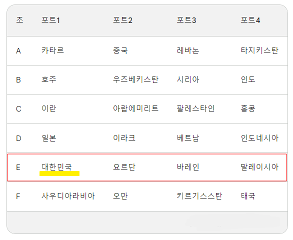 한국 이라크 축구 중계