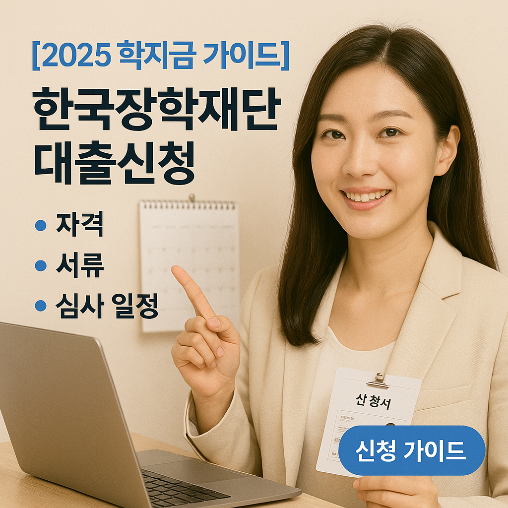 [2025 학자금 가이드] 한국장학재단 대출신청 ｜ 자격&middot;서류&middot;심사 일정