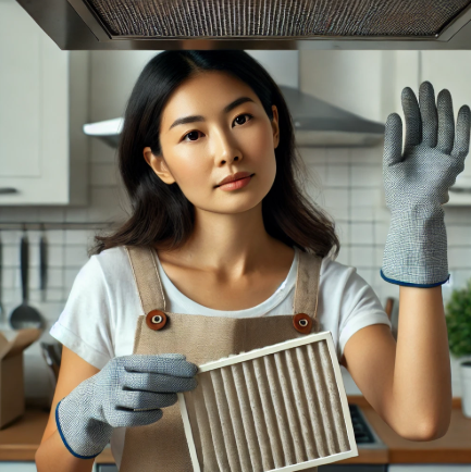 주방 후드 기름때 제거방법