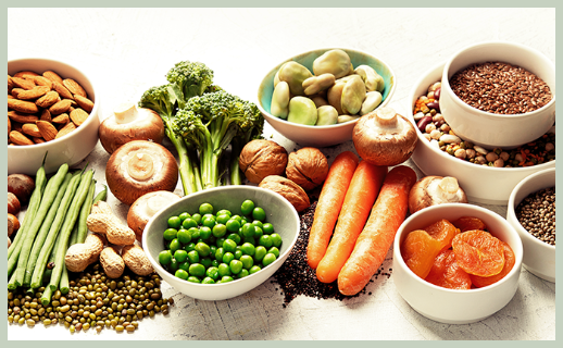 식이섬유 많은 야채