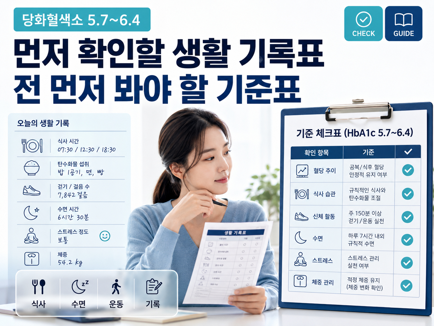 당화혈색소 5.7 필요할 때 먼저 확인할 생활 변수와 상담 기준