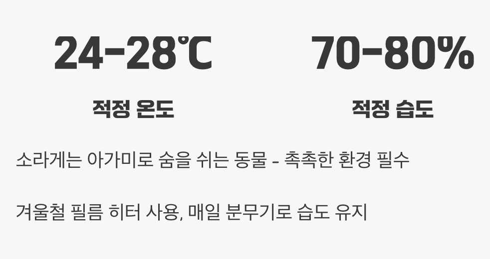 온도와 습도 - '따뜻하고 촉촉한' 공기가 생명줄