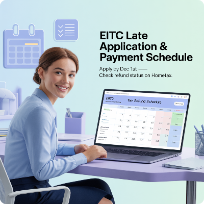 근로장려금 기한후 신청 지급일 이미지