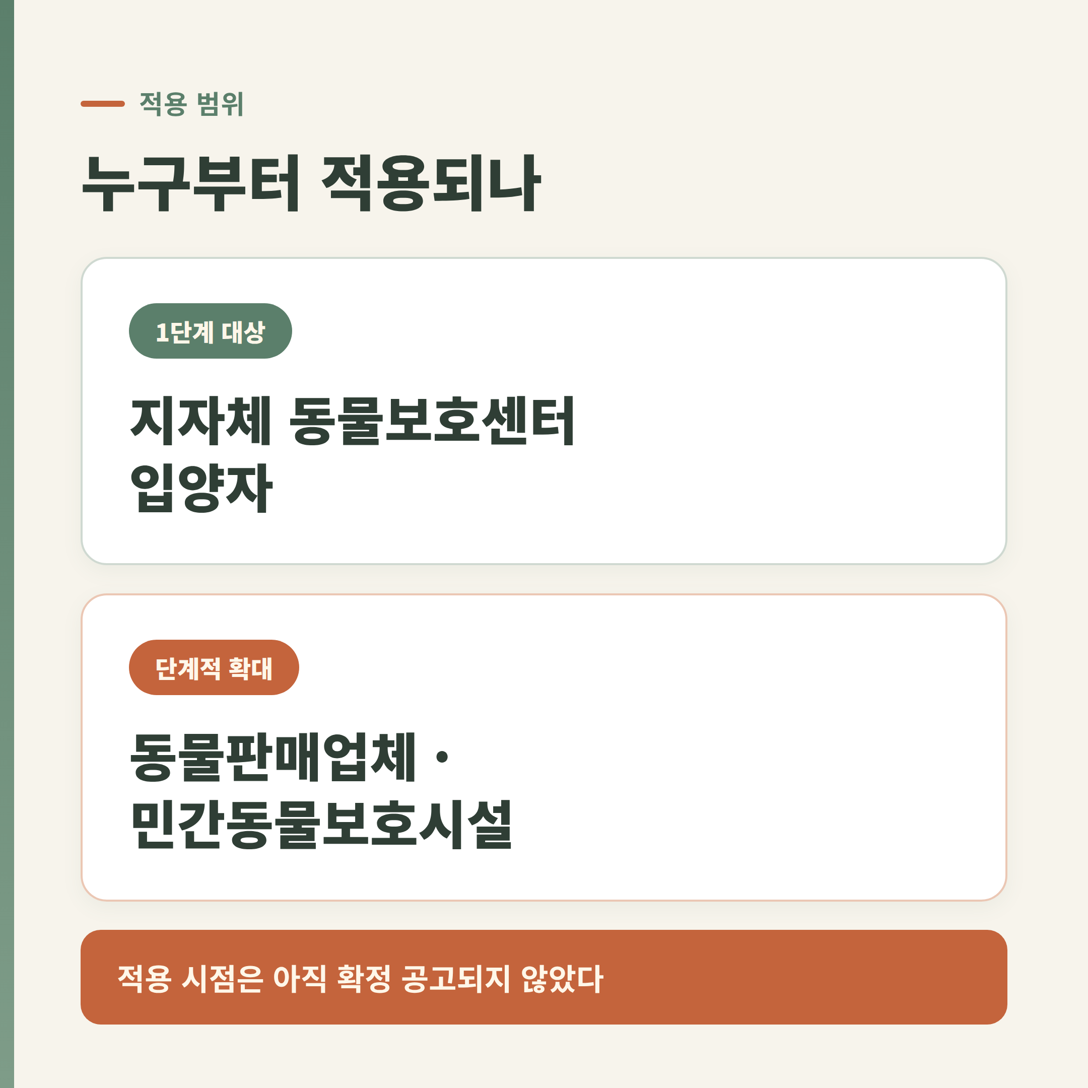 입양 전 교육의 1단계 대상과 단계적 확대 대상을 구분한 이미지