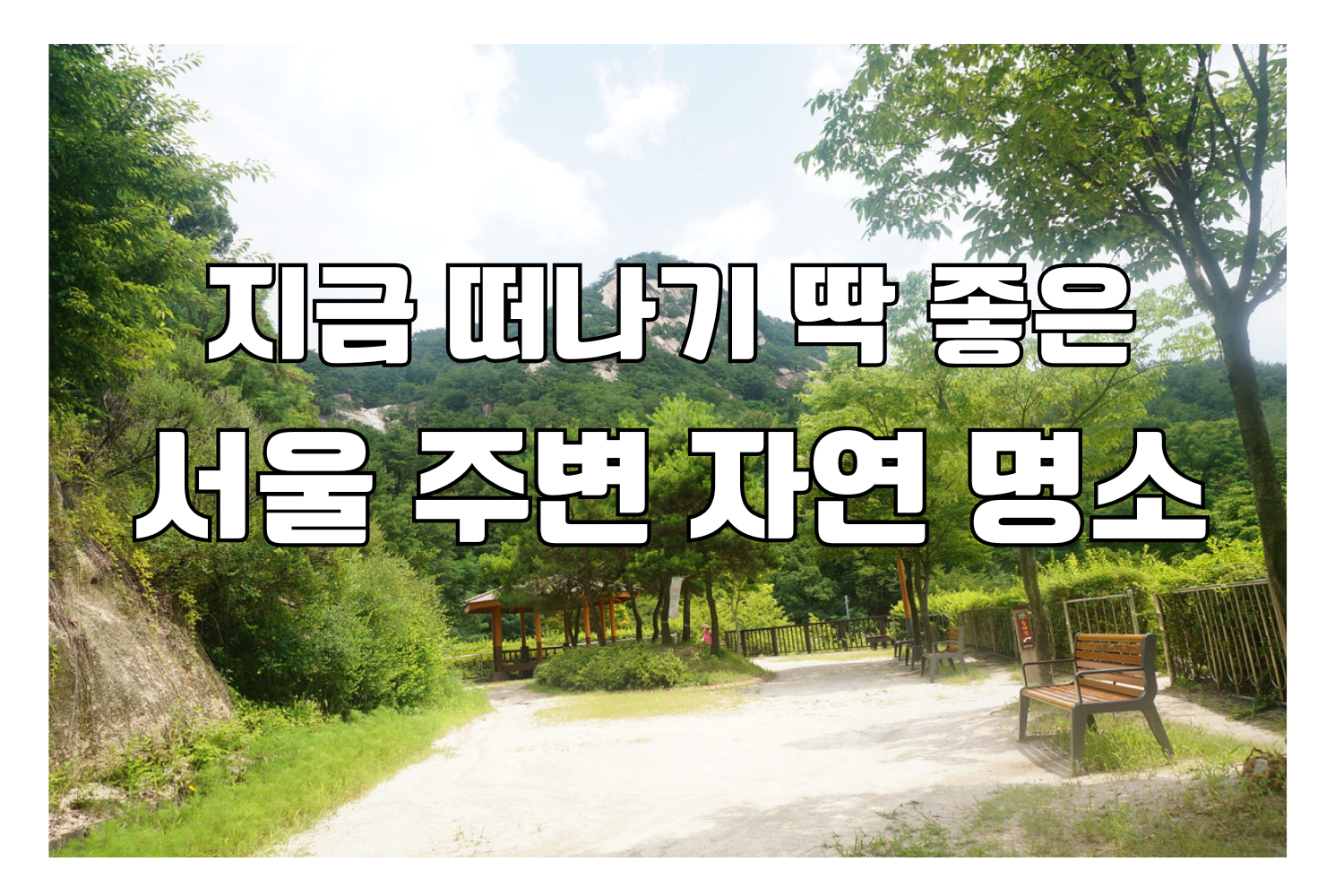 지금 떠나기 좋은 서울 주변 자연 명소