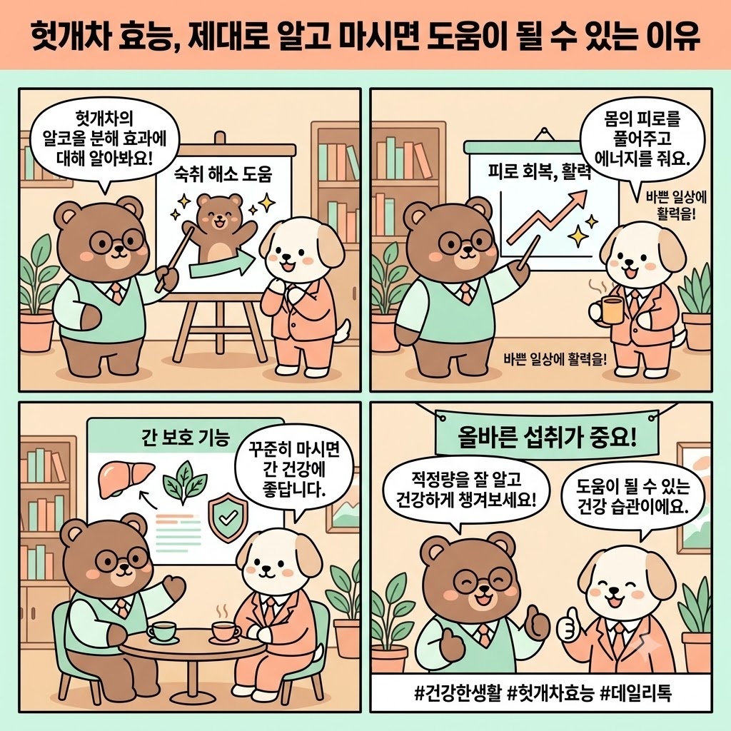헛개차효능, 제대로 알고 마시면 도움이 될 수 있는 이유