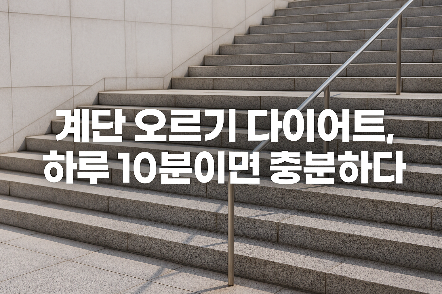 계단 오르기 다이어트