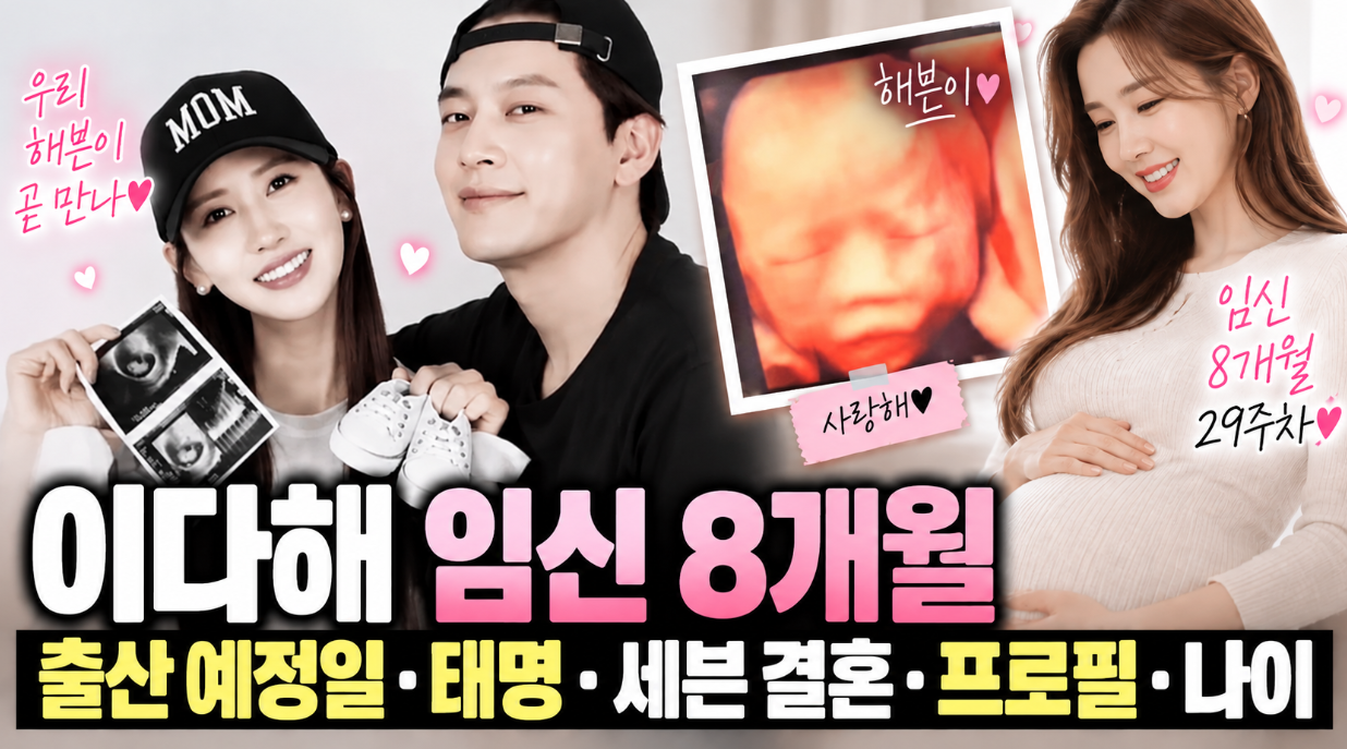 이다해 임신 8개월|출산 예정일·태명·세븐 결혼·프로필·나이