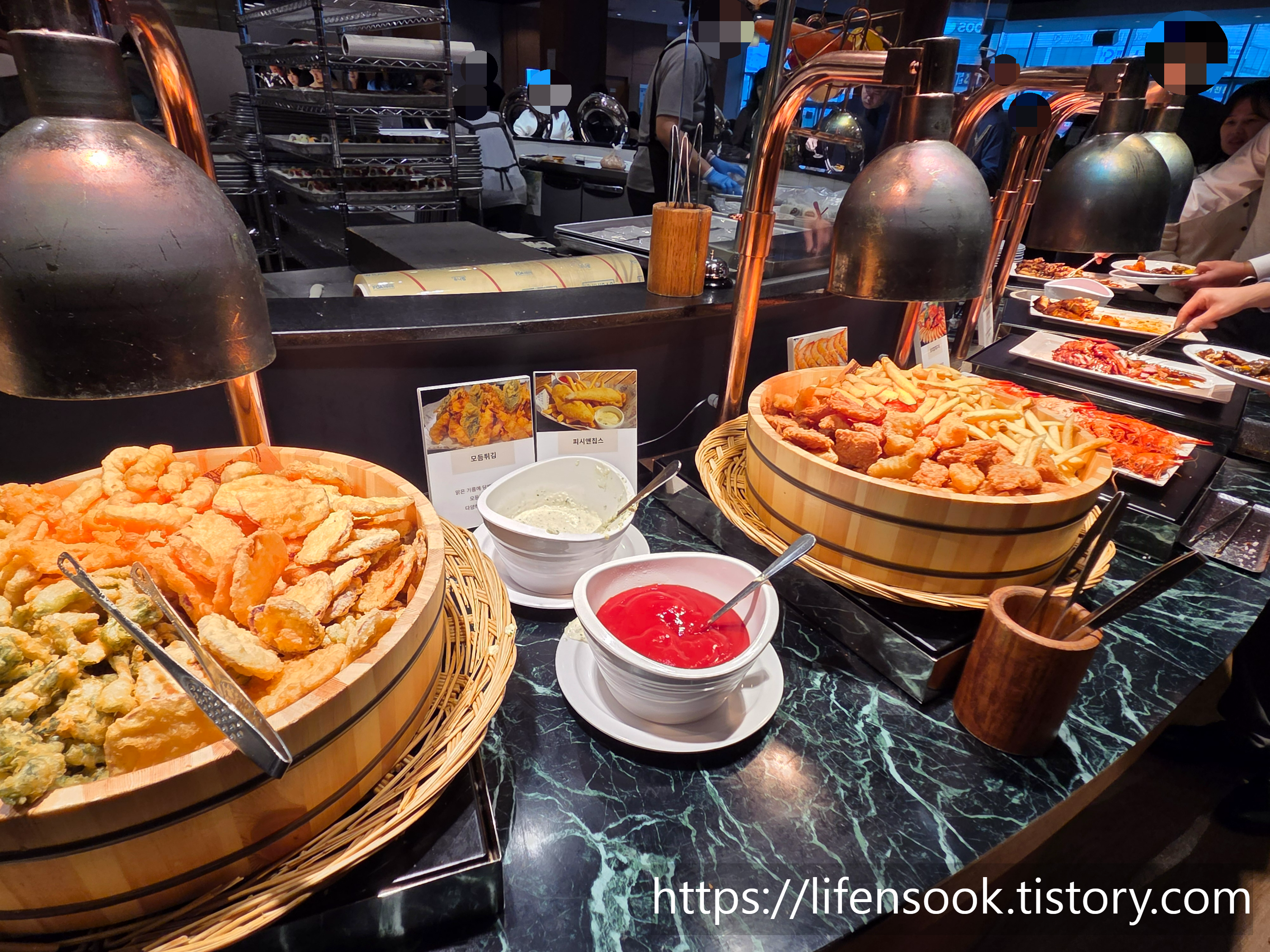 AW컨벤션 테라스볼룸 5층 연회장 푸드라인 4