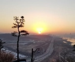 고양 행주산성 일출