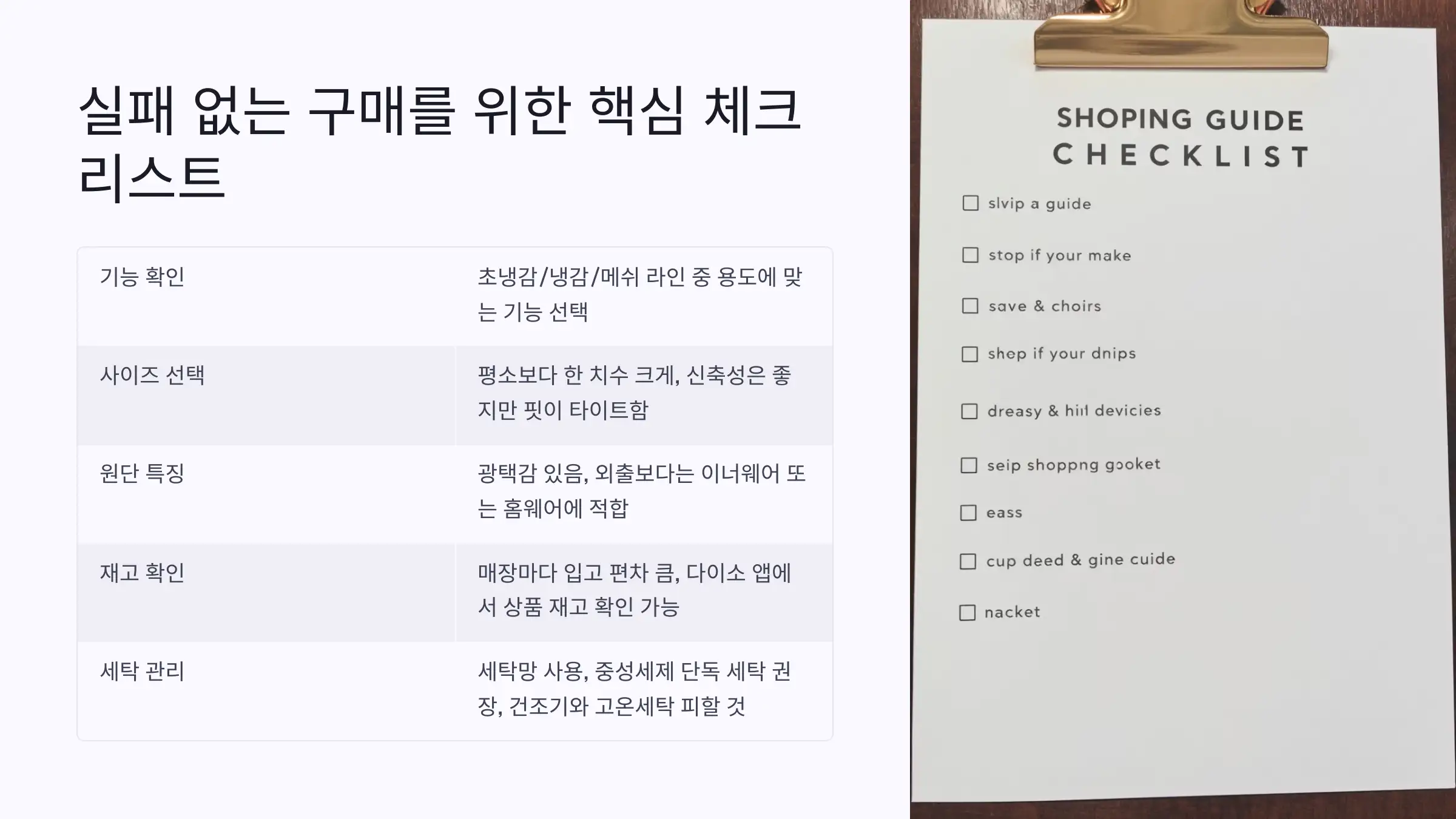 다이소 이지쿨 구매 전 체크리스트, 냉감, 초냉감, 메쉬, 사이즈 선택 팁