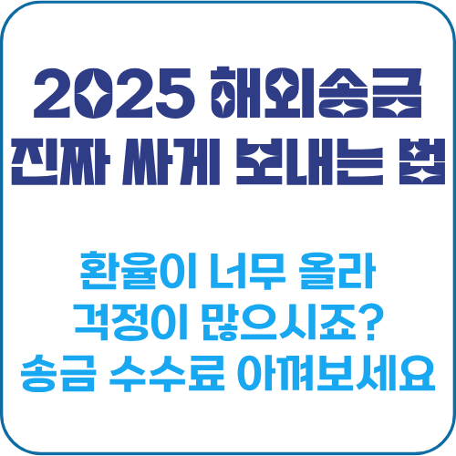 해외송금 수수료 줄이는 방법