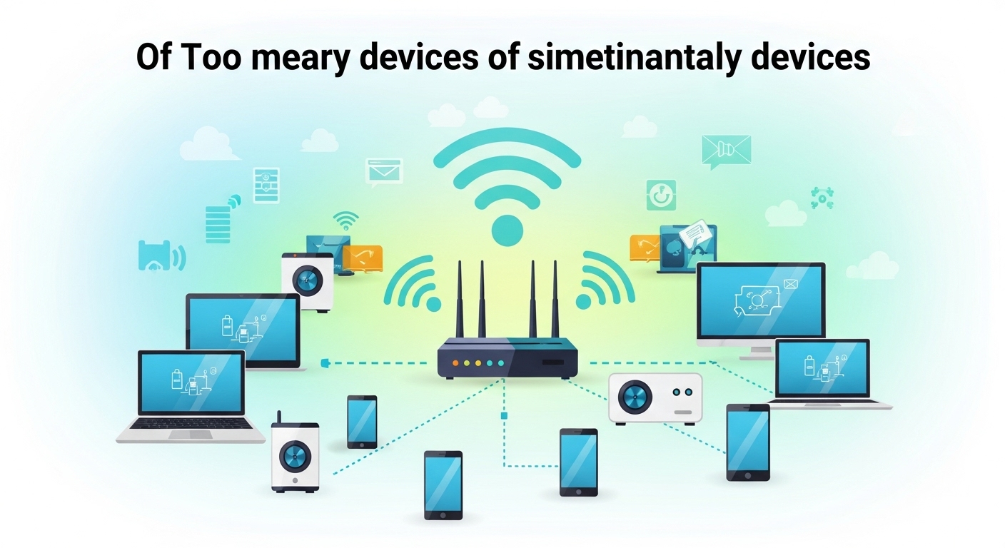 동시 접속 기기 과다