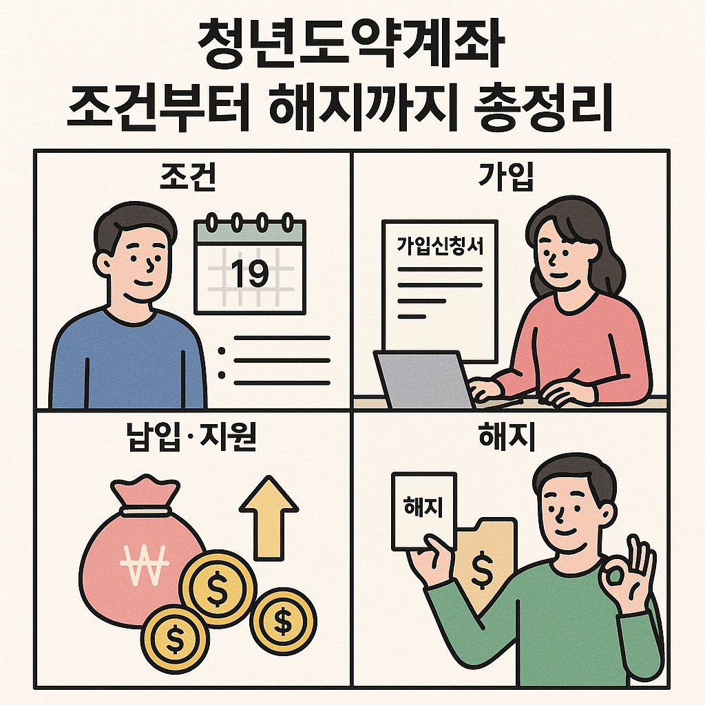 청년도약계좌 조건부터 해지까지 총정리