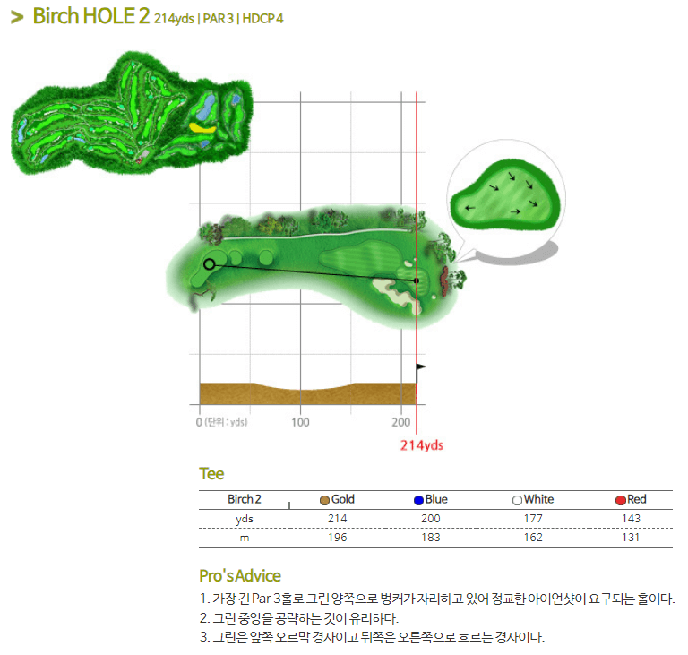가평베네스트 골프클럽 버치코스 2