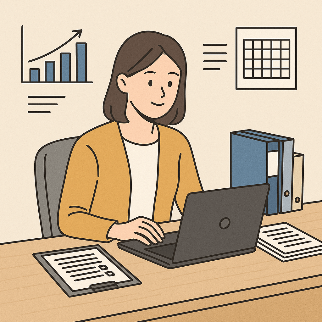 어린이집의 사무원 행정및 회계전담직원