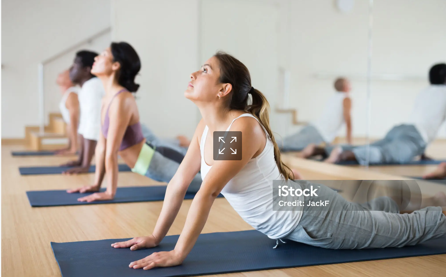 요가 매트 위에 나만의 행복이 있다