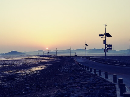 제부도 바다 갈라짐 현상