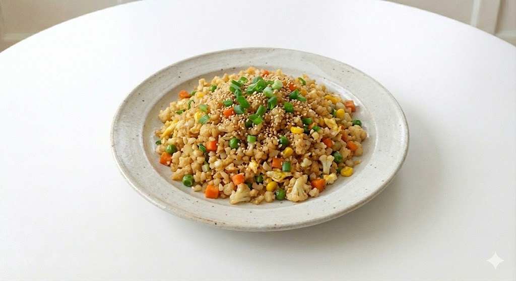 혈당 스파이크 방지! 쌀 대신 선택한 저탄수화물 콜리플라워 볶음