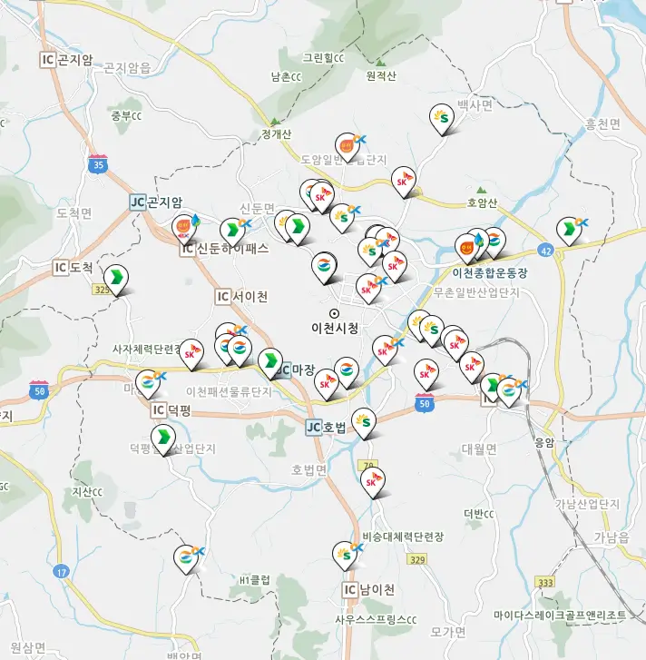 이천시 세차장 위치