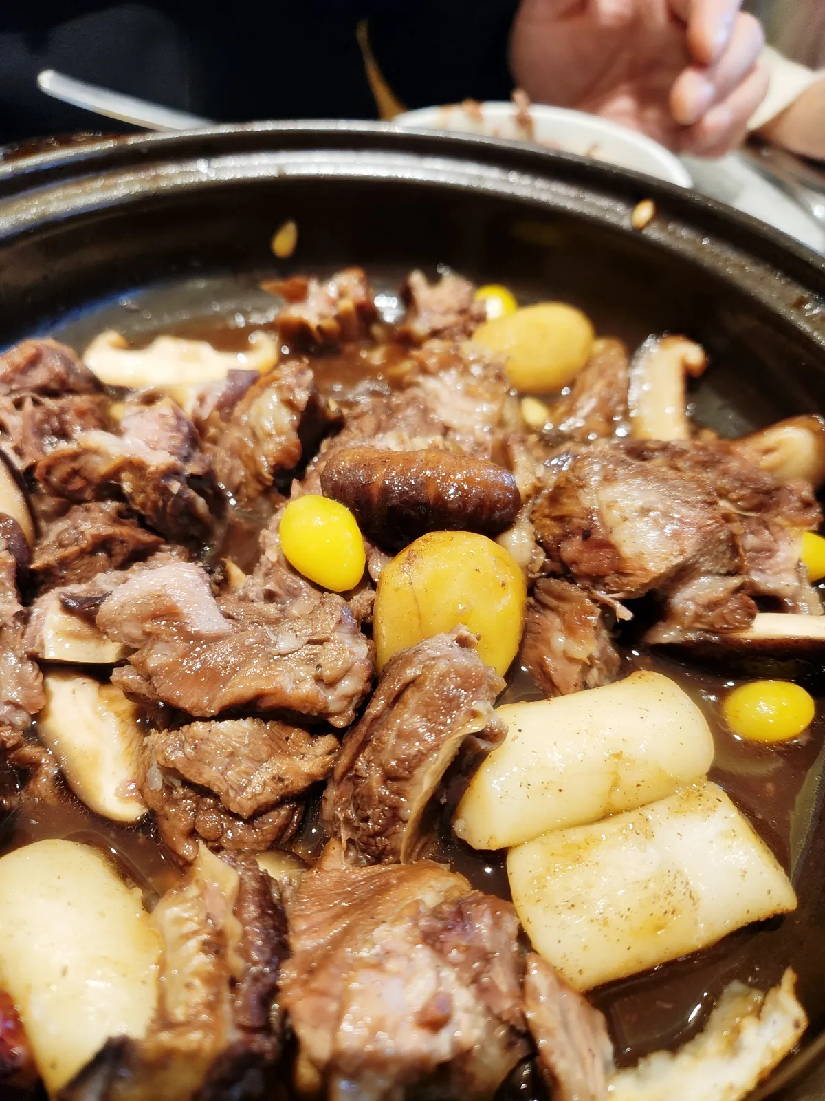 아소정-갈비찜-은행-밤-떡-듬뿍