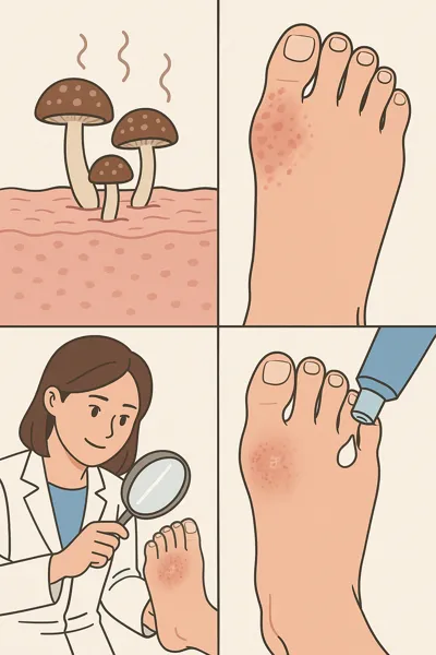 무좀의 다양한 원인과 종류 설명