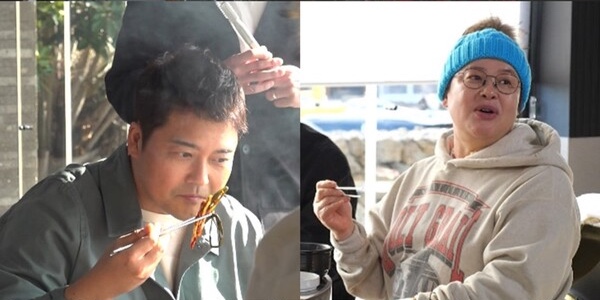 전참시-파김치먹는전현무-이영자-사진