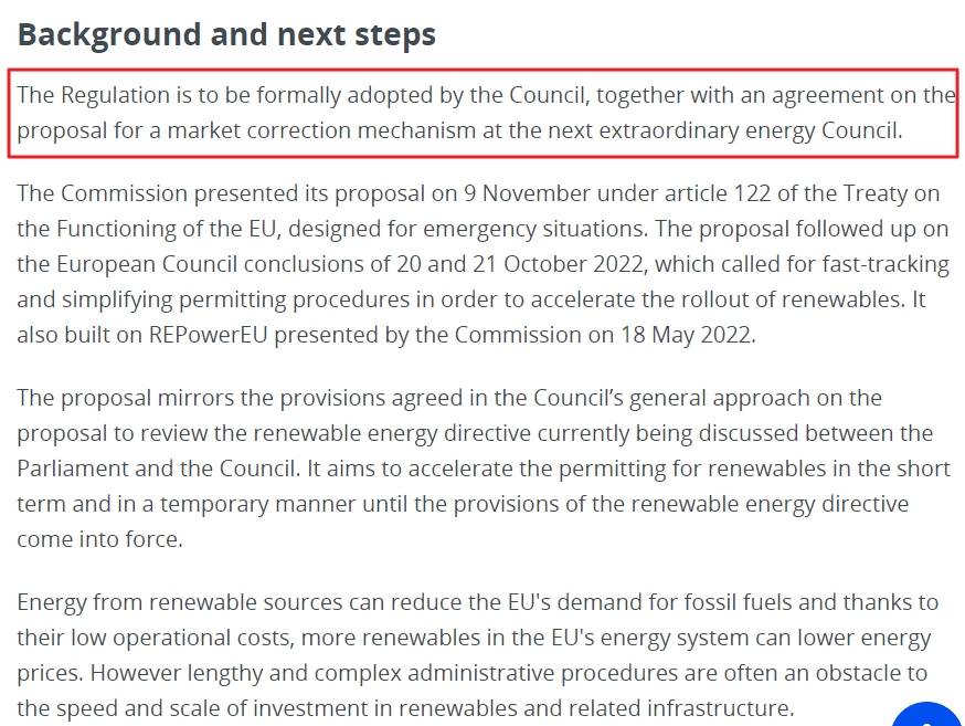이 합의는 12월 중에 가스 가격 인상 발표와 동시에 공식적으로 발표할 예정이다.