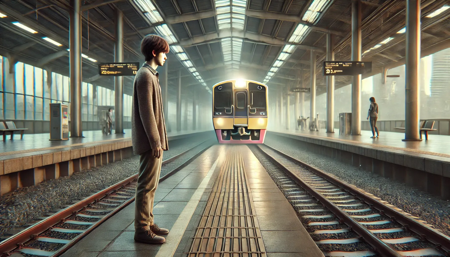 기차를 놓친 후 다음 기차를 기다리는 꿈