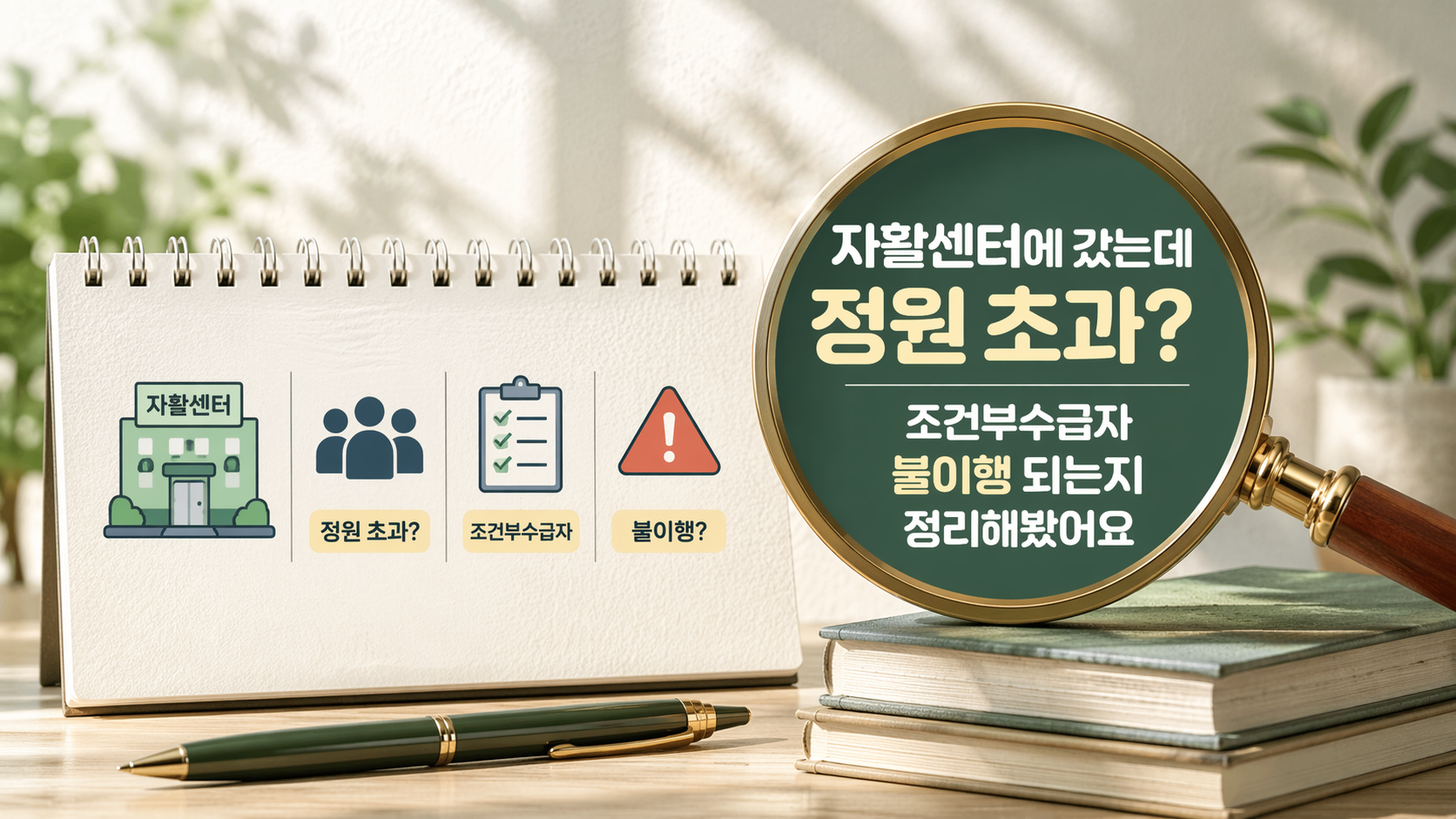 자활센터에 갔는데 정원 초과? 조건부수급자 불이행 되는지 정리해봤어요