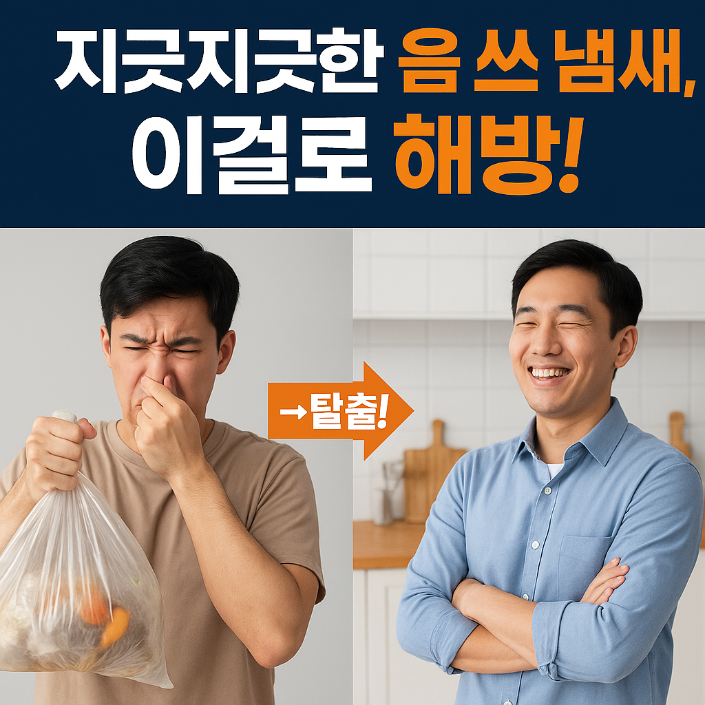 자취생 음식물 쓰레기, 냄새 없이 완벽 처리 가이드 (feat. 처리기, 냉동 보관, 음쓰봉 꿀팁)