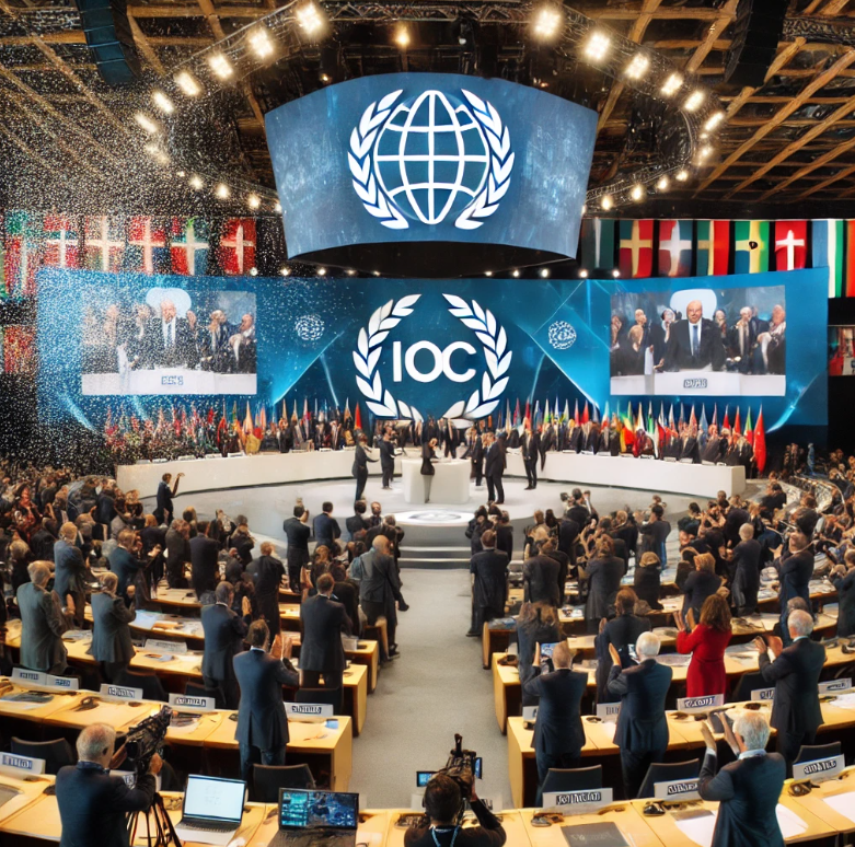 국제올림픽위원회 IOC 위원장 선출 투표관련 이미지