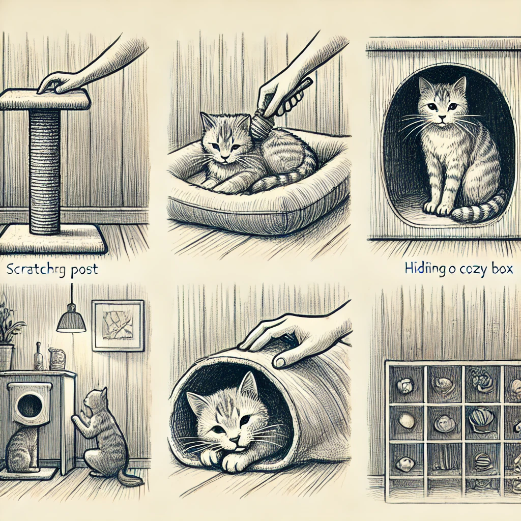 고양이 스트레스 해소법 관련 이미지