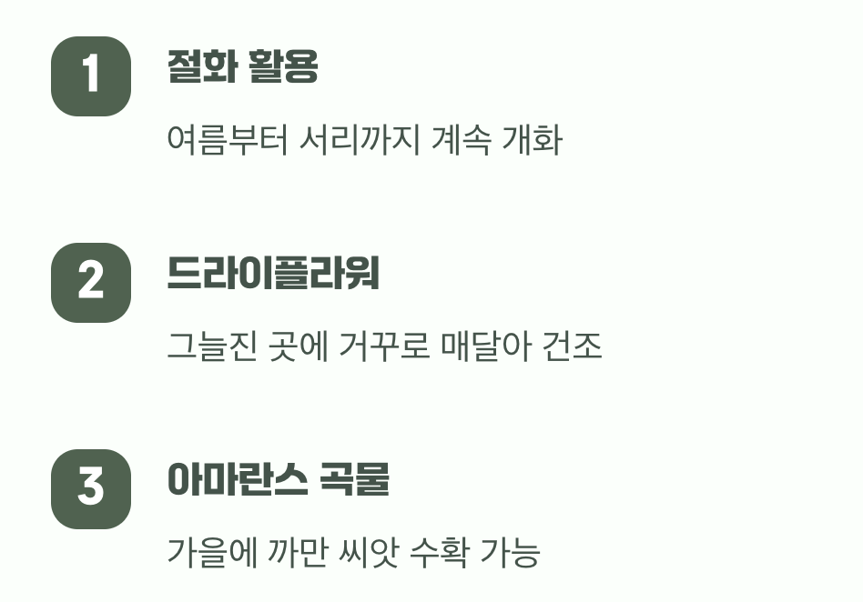 수확의 기쁨, 붉은 꼬리를 즐기는 시간
