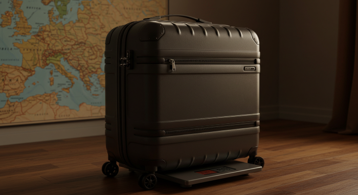 확장 지퍼가 열린 28인치 대형 여행용 캐리어