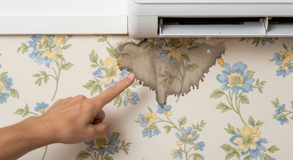 벽걸이 에어컨 물