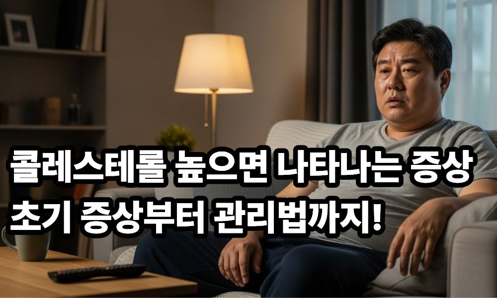 콜레스테롤 높으면 나타나는 증상 사진 1